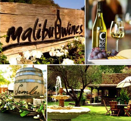 Wine-tasting tours in the Malibu Canyons.